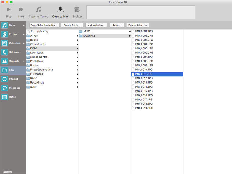 TouchCopy 1633 Screenshot 05