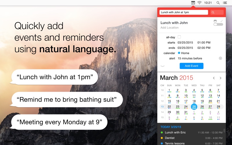 Fantastical 2 Screenshot 2
