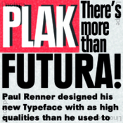 Plak linotype icon