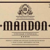 Creativemarket Mandon Vintage Typeface 307558 icon