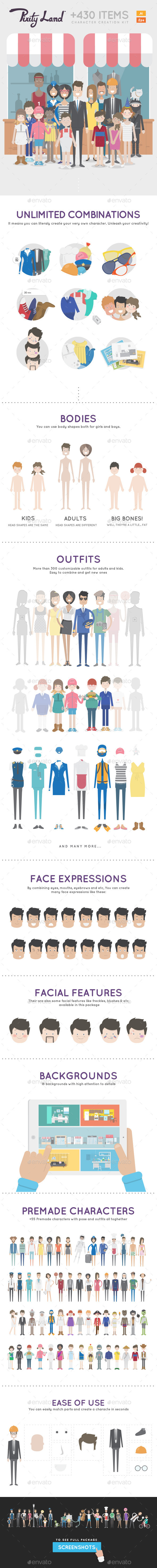 Pixity Character Creator Kit