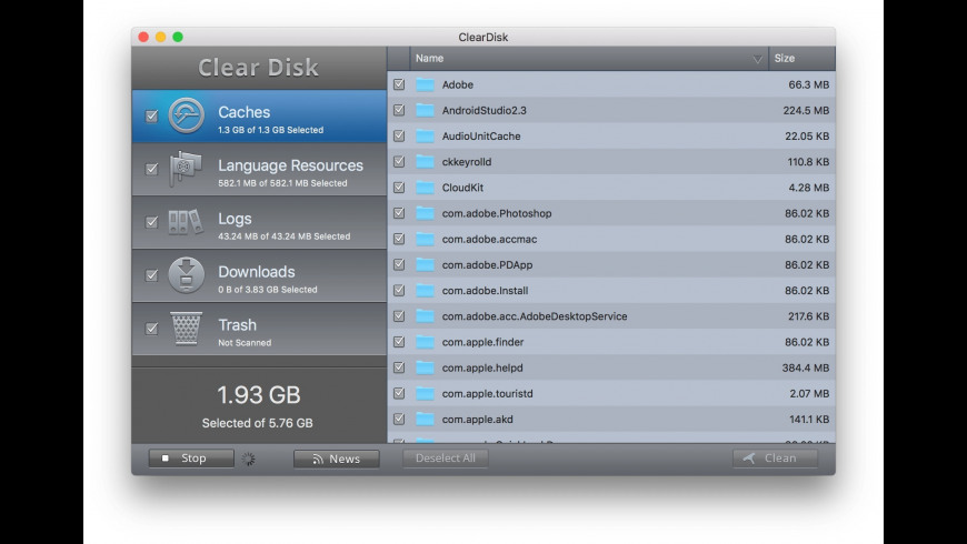 MacCleaner PRO 151 Screenshot 03