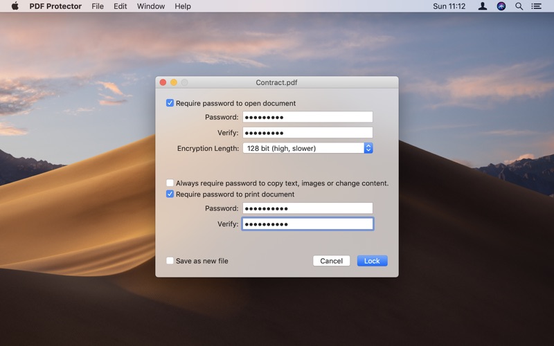 PDF Protector Screenshot 1