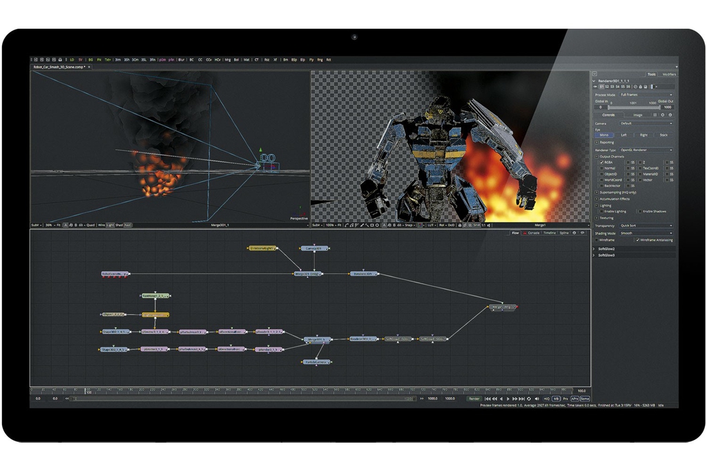 Blackmagic Design Fusion Studio 161b3 Screenshot 02 1hl5wdjy