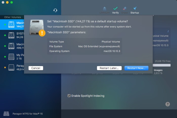 Paragon NTFS for Mac 15562 Screenshot 01 1am5336n