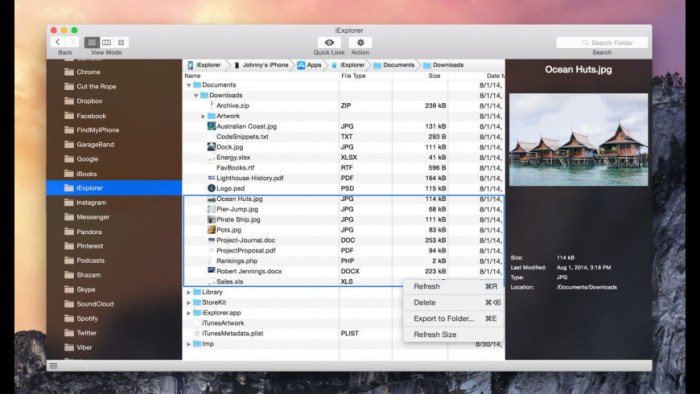 iExplorer 431 Screenshot 03 px747iy