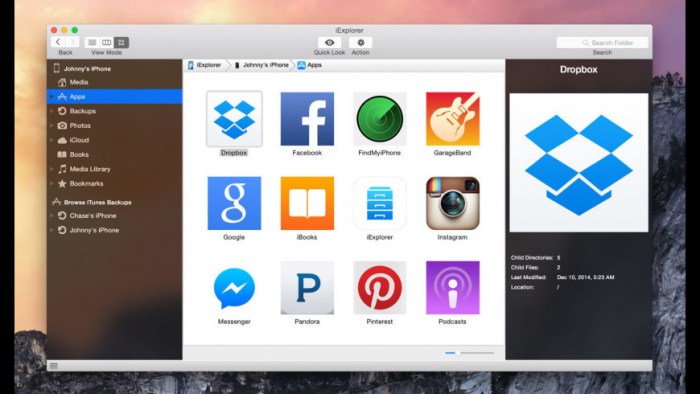 iExplorer 431 Screenshot 05 px747iy