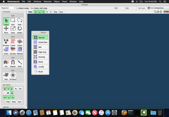 Metasequoia 470a Screenshot 01 ikzdmbn
