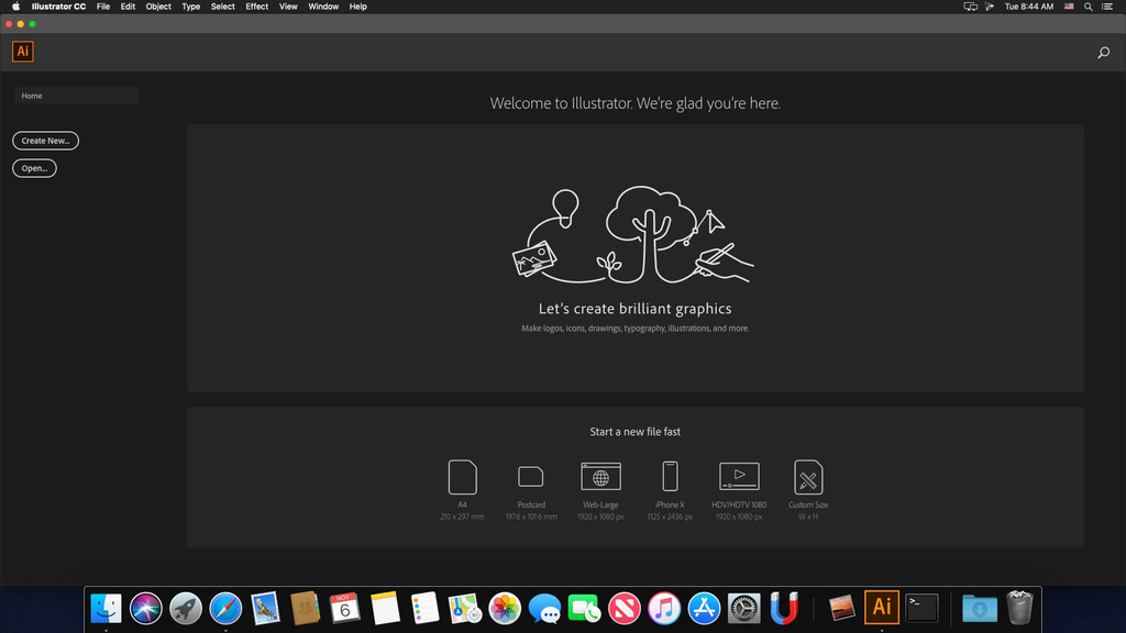 Adobe Illustrator CC 2019 v231 Screenshot 01 bn8md1n
