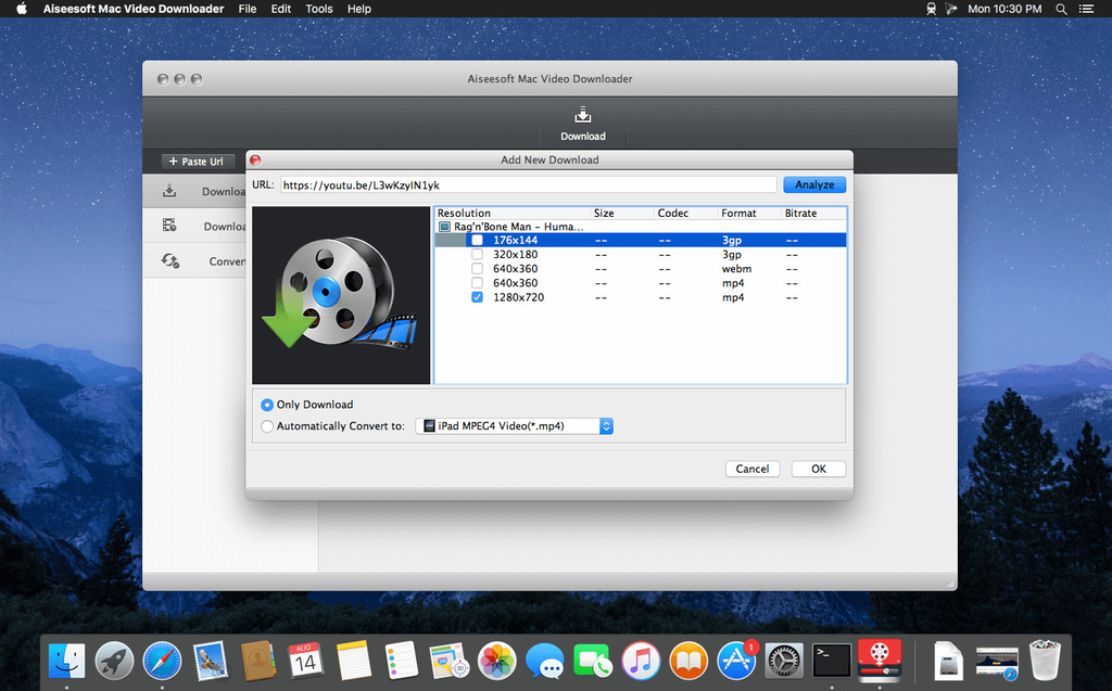Aiseesoft Mac Video Downloader 3316 Screenshot 02 lyk49en